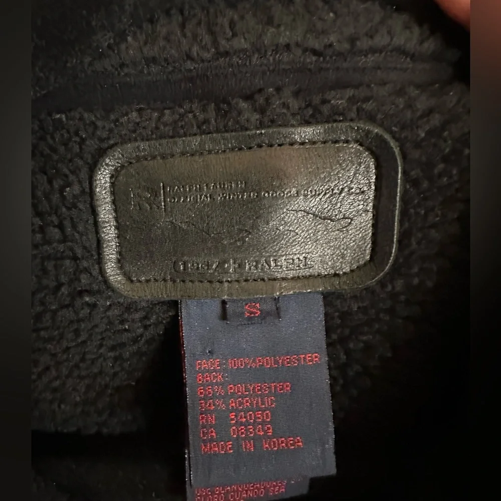 RALPH LAUREN Faux Suede sherpa lined winter coat - Picture 6 of 9